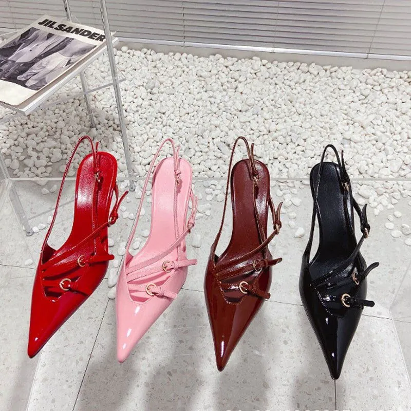 LovelyRLovely French Style Pointed Toe Sandals