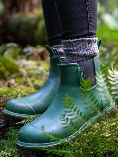 Merry People Bobbi Gumboot - Alpine Green / Black