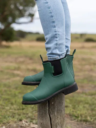 Merry People Bobbi Gumboot - Alpine Green / Black