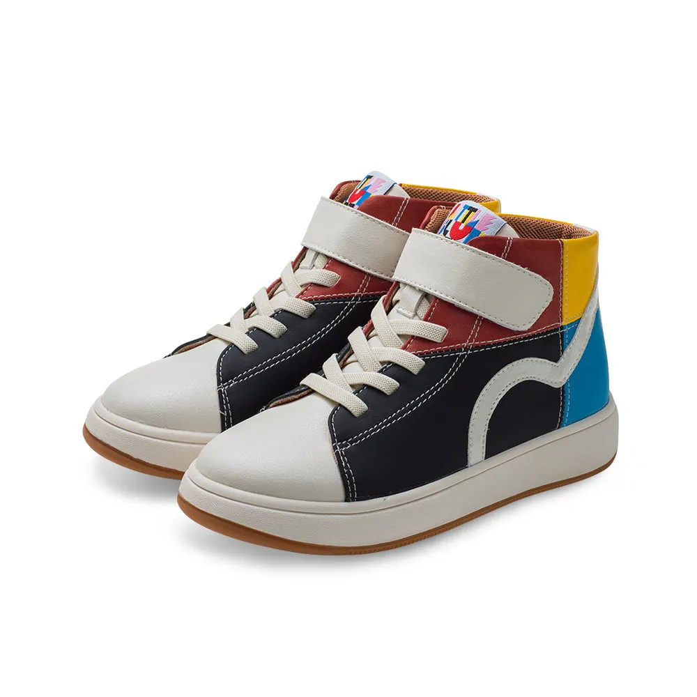 Mondrian Non-Slip Kids High-top Sneakers