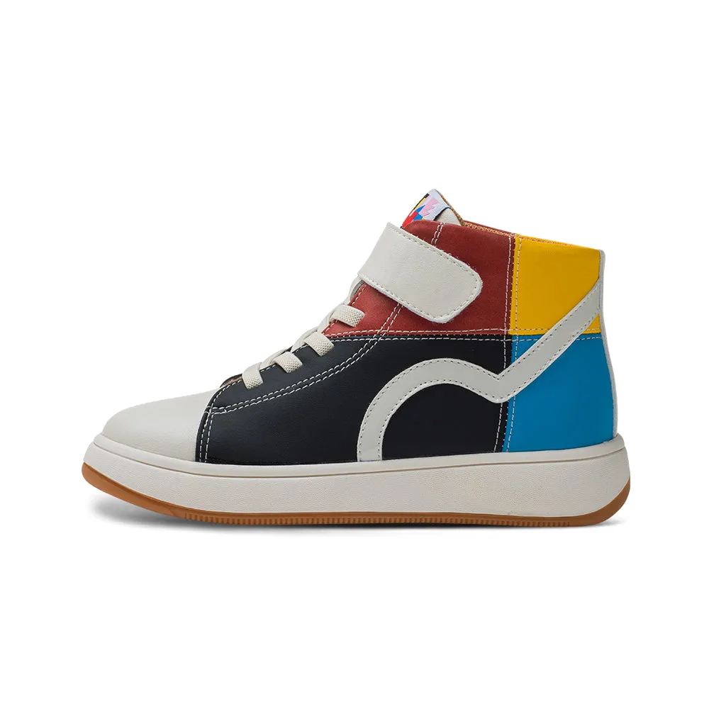 Mondrian Non-Slip Kids High-top Sneakers