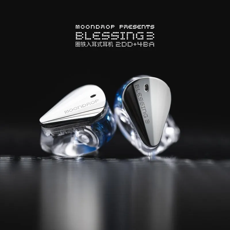 Moondrop Blessing3 / Blessing 3 2DD   4BA Hybrid In-Ear Monitors