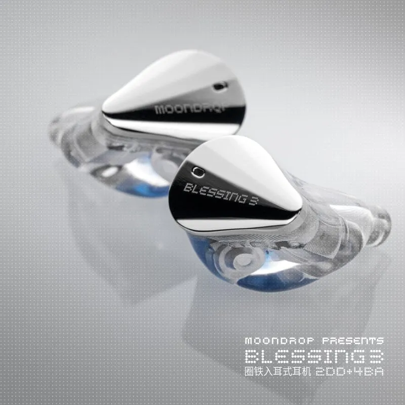 Moondrop Blessing3 / Blessing 3 2DD   4BA Hybrid In-Ear Monitors