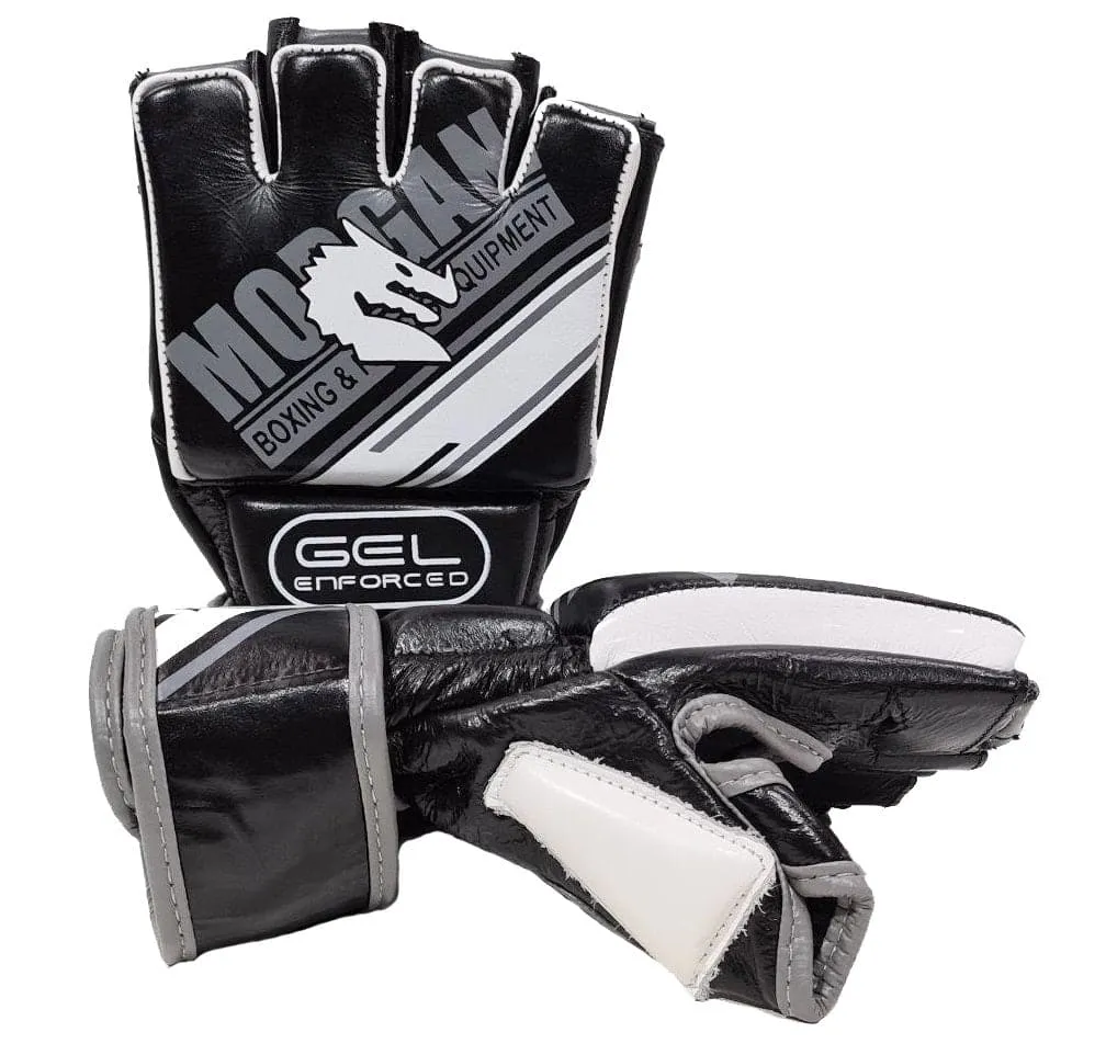 MORGAN AVENTUS GEL MMA HYBRID LEATHER BAG GLOVES