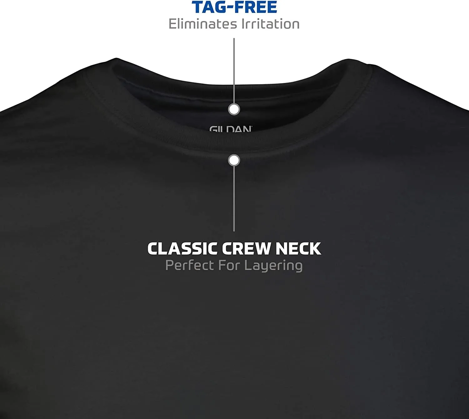 Multipack Gildan Men's Crew T-Shirts