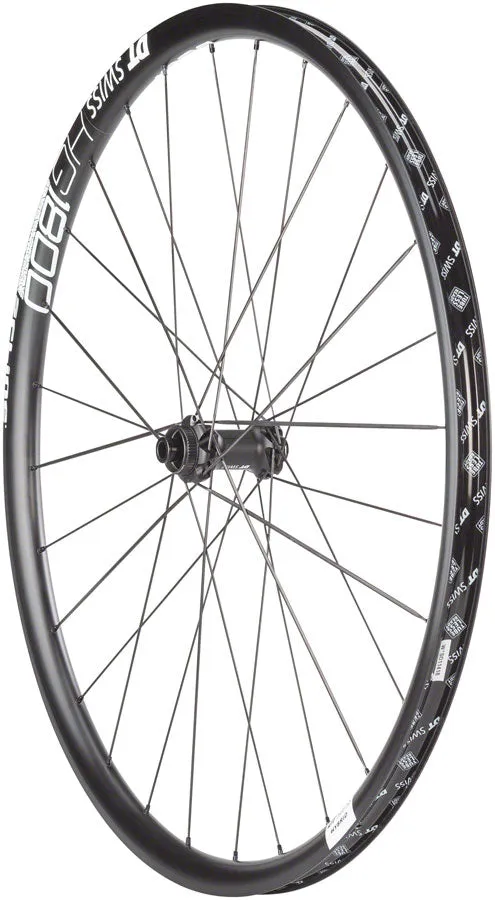 NEW DT Swiss HG 1800 Spline 25 Front Wheel - 650b, 12 x 100mm, Center-Lock, Black