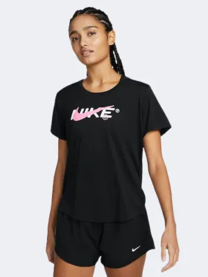 Nike Dri-Fit One Graphic Women Training T-Shirt Black