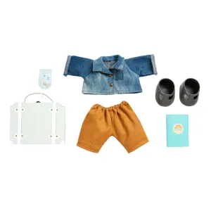 Olli Ella Dinkum Doll Travel Togs Set - Sage