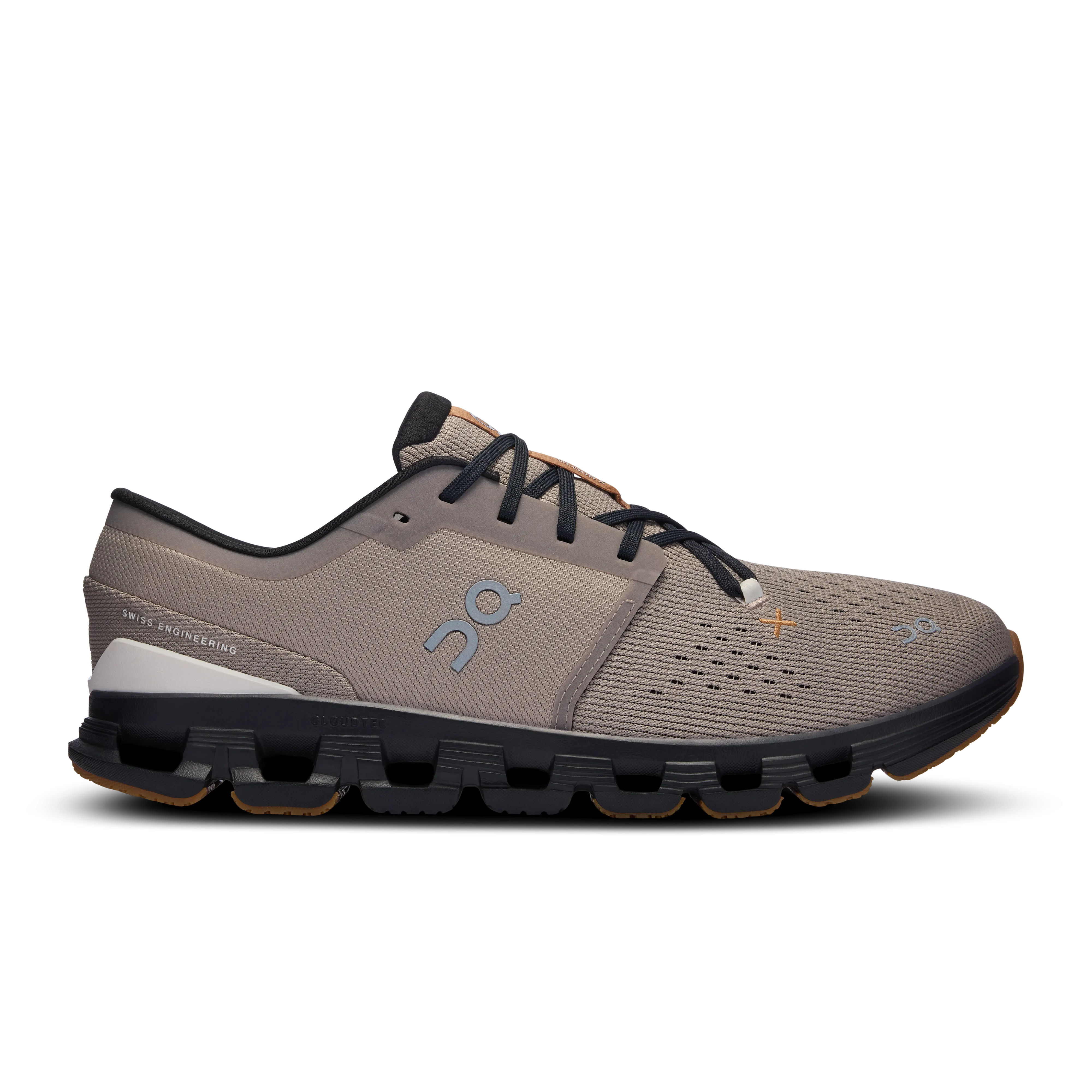 On Running Men's Cloud X 4 Shoes - Fog / Black