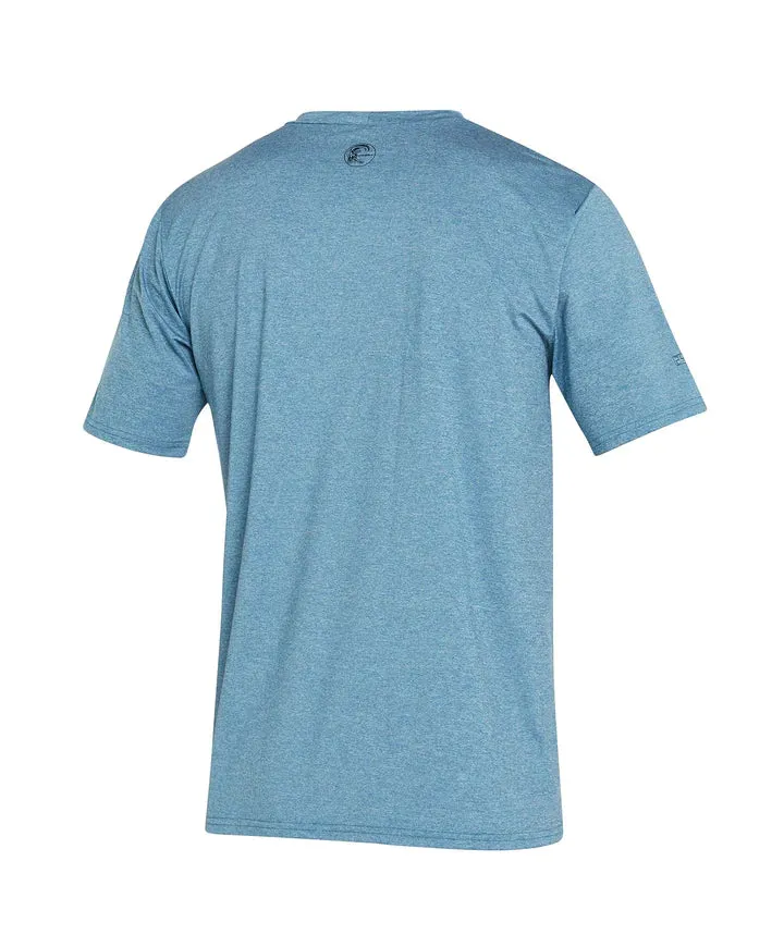 Oneill 24/7 Hybrid UV Surf Tee - Smoke Blue