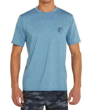 Oneill 24/7 Hybrid UV Surf Tee - Smoke Blue