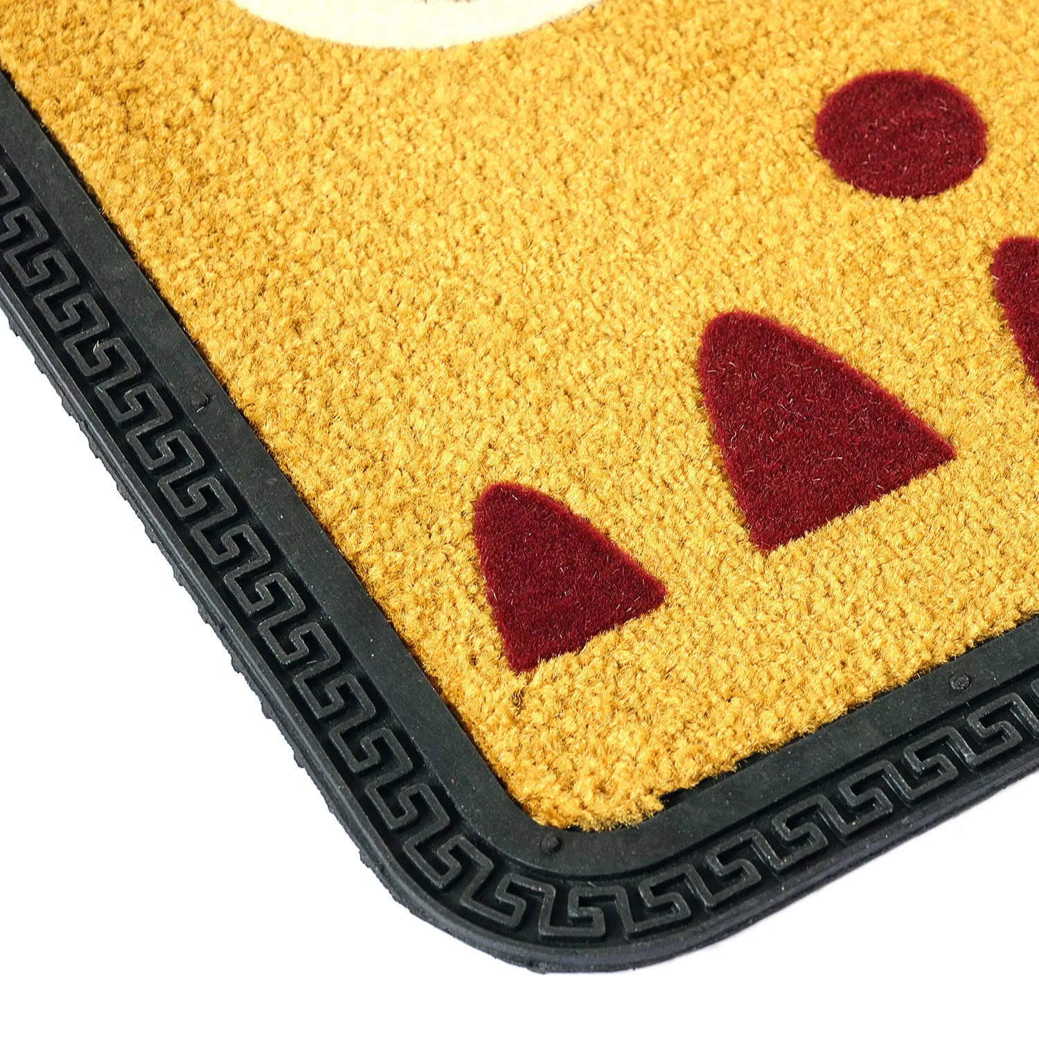 OnlyMat Teddy Bear QuickDry Colourful Soft All-Purpose Mat Kitchen Bathroom Door Entrance 40x60x8mm (Mustard Yellow)