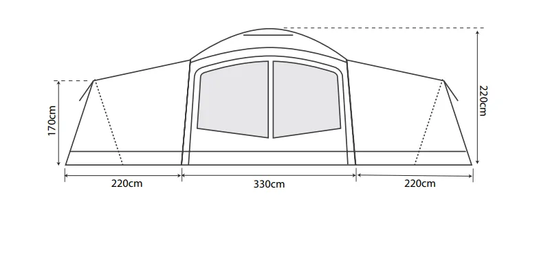 Outdoor Revolution Camp Star 1200 Tent Package