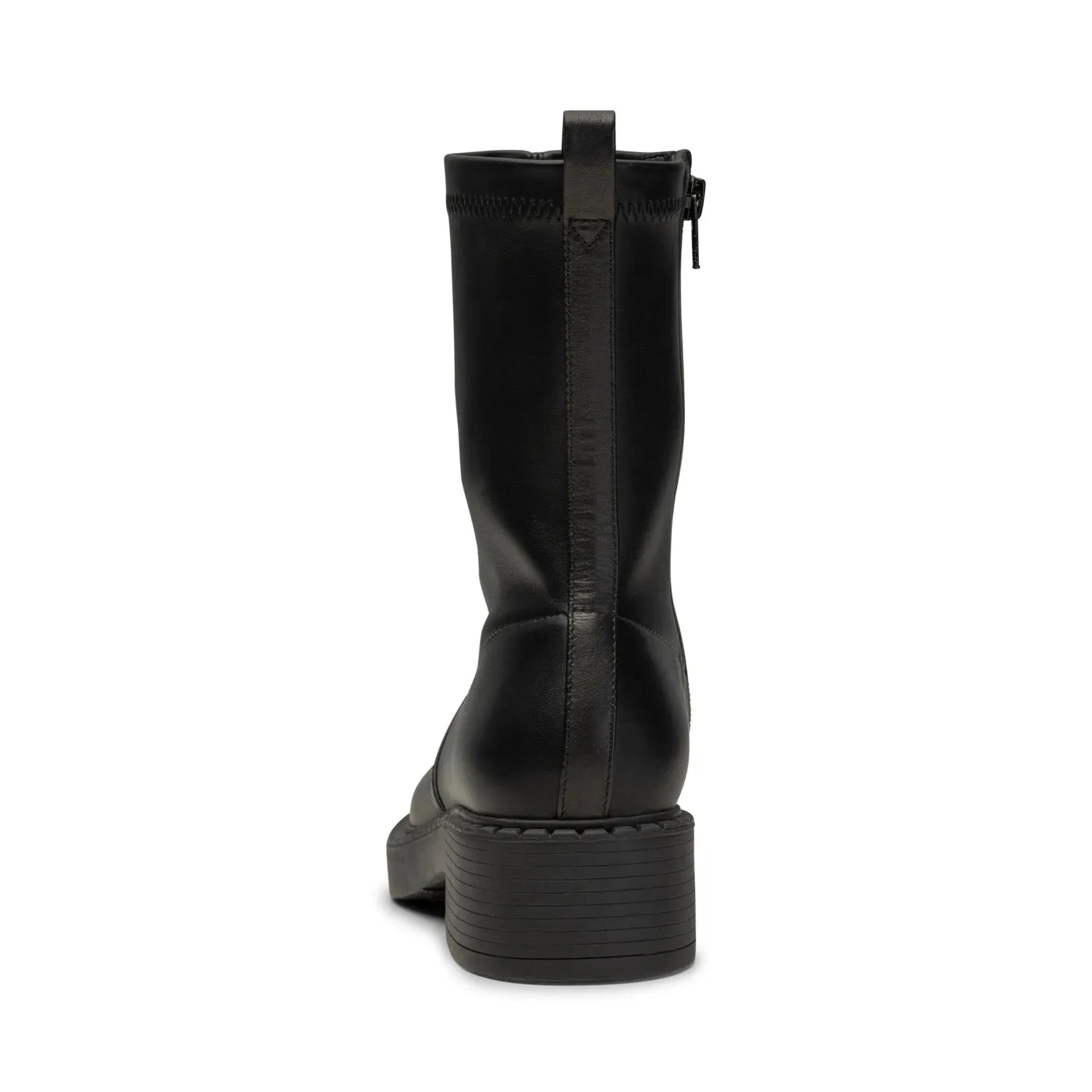 Patti boot leather - BLACK