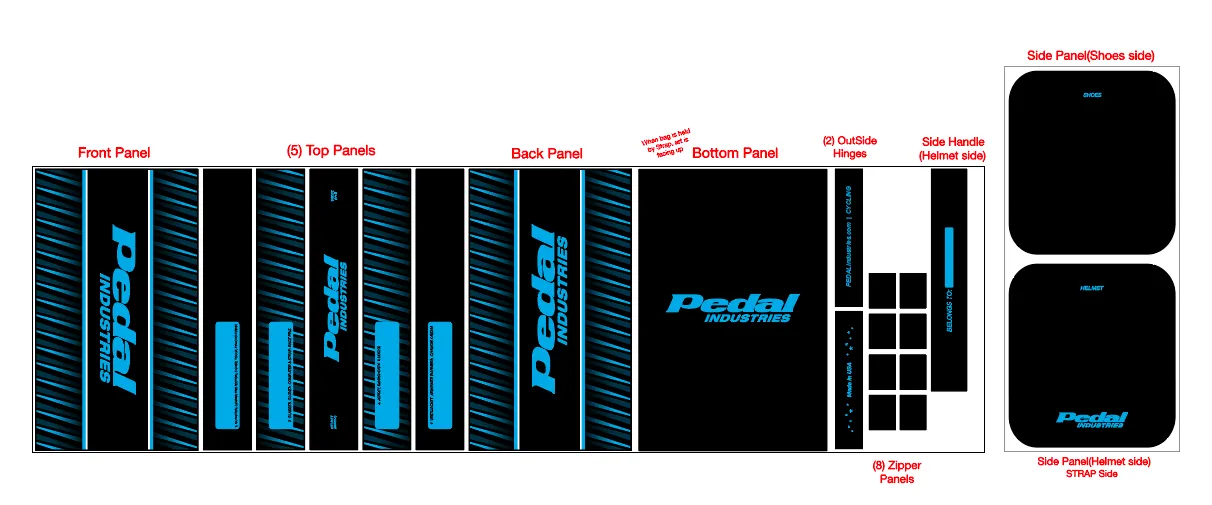 PEDAL Industries Race Team 2023 RACEDAY BAG™