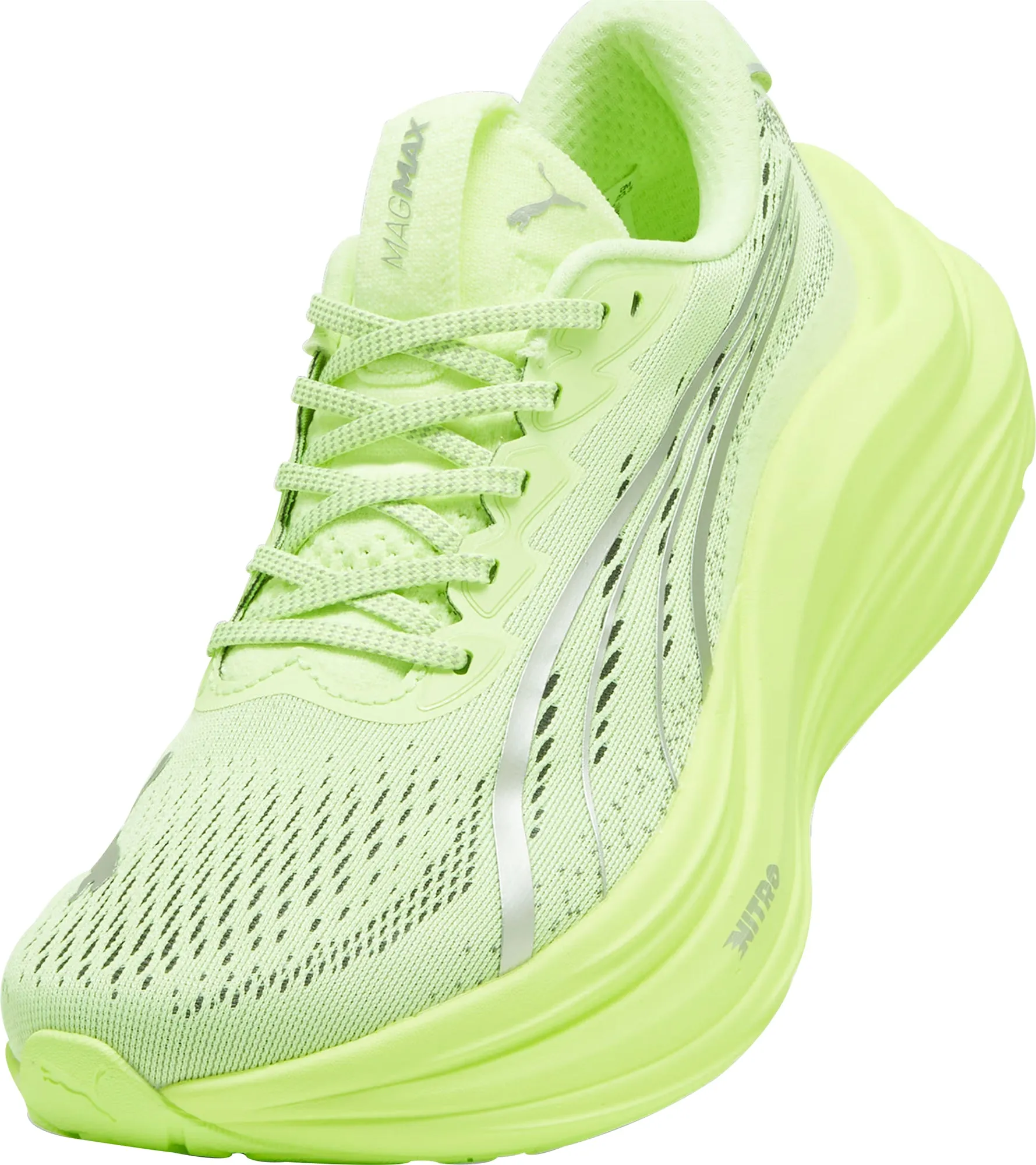 Puma MagMax Nitro Womens Running Shoes - Green