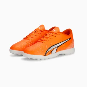 Puma Ultra Play Junior Turf Shoes 107236 01  ULTRA ORANGE-PUMA WHITE-BLUE GLIMMER