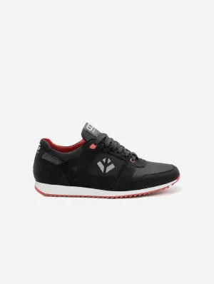 Raven Women's Vegan Sneakers | Black & Red