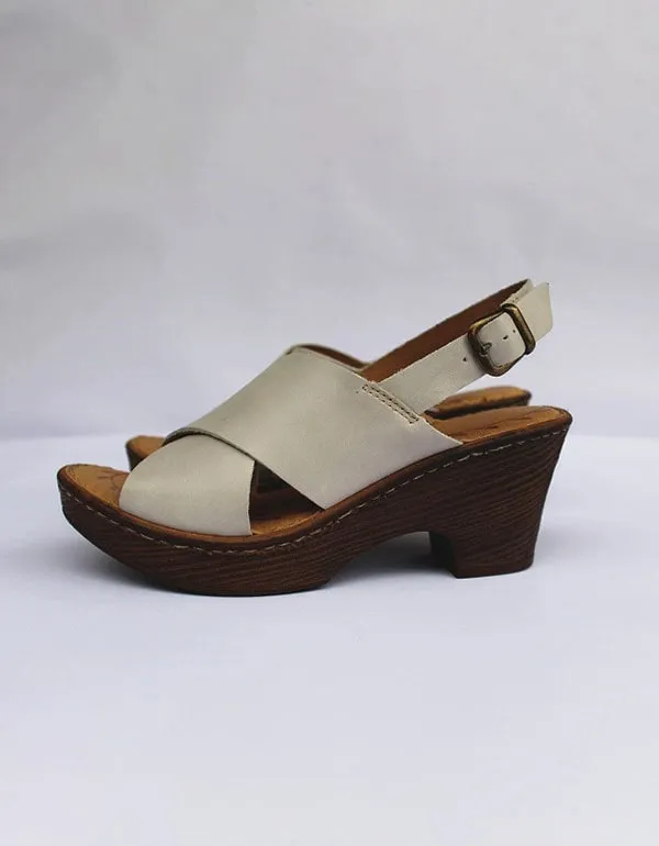 Retro Leather Handmade Open-Toe Summer Sandals