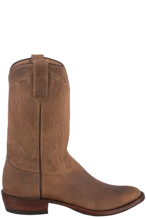 Rios of Mercedes Elk Bottom Roper Boots - Sand