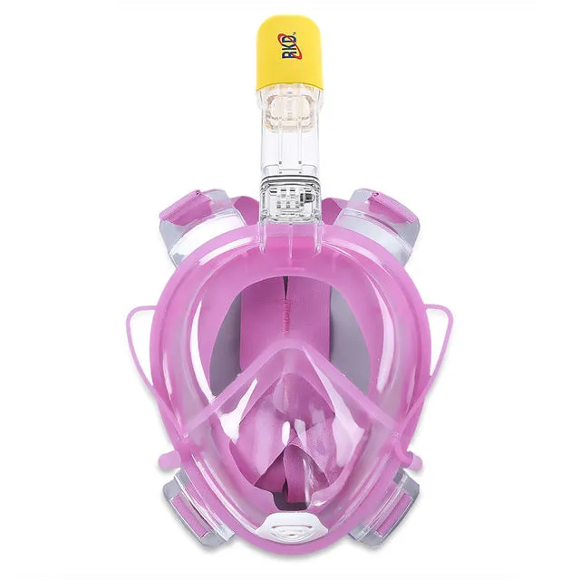 RKD Diving Mask Underwater Scuba Anti Fog Full Face Diving Mask Snorkeling Set with Anti-skid Ring Snorkel 2017 New Arrival