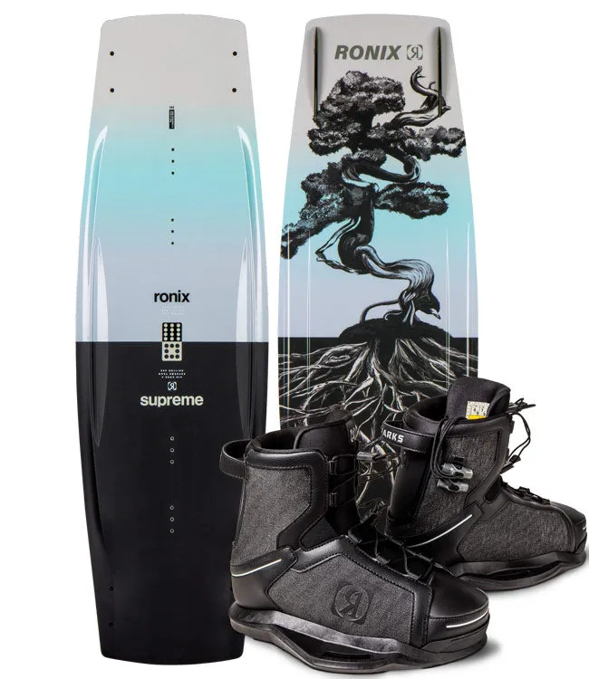 Ronix Supreme Wakeboard Package with Parks Boots (2024)