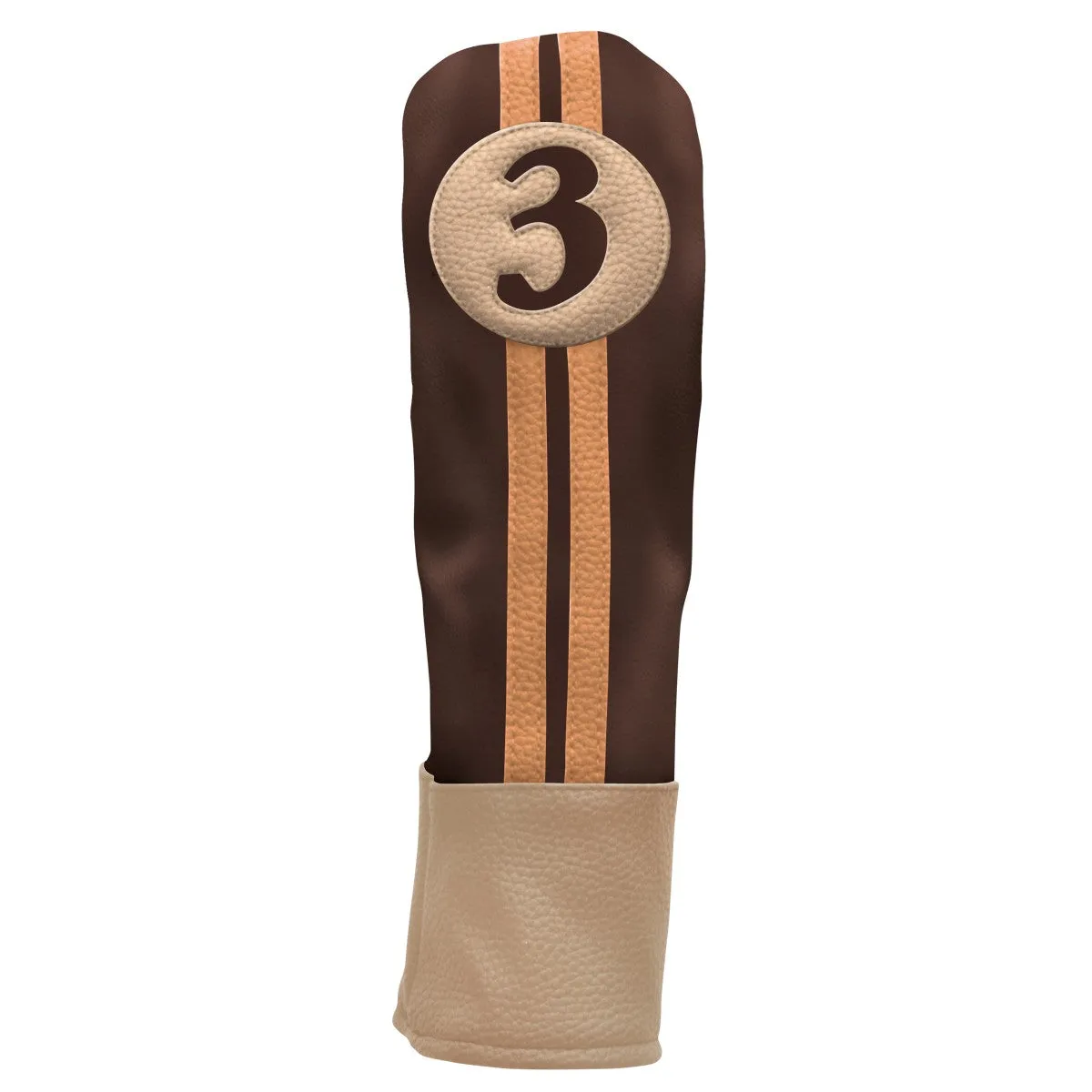 Sahara Retro Vintage #3 Fairway Wood Headcovers