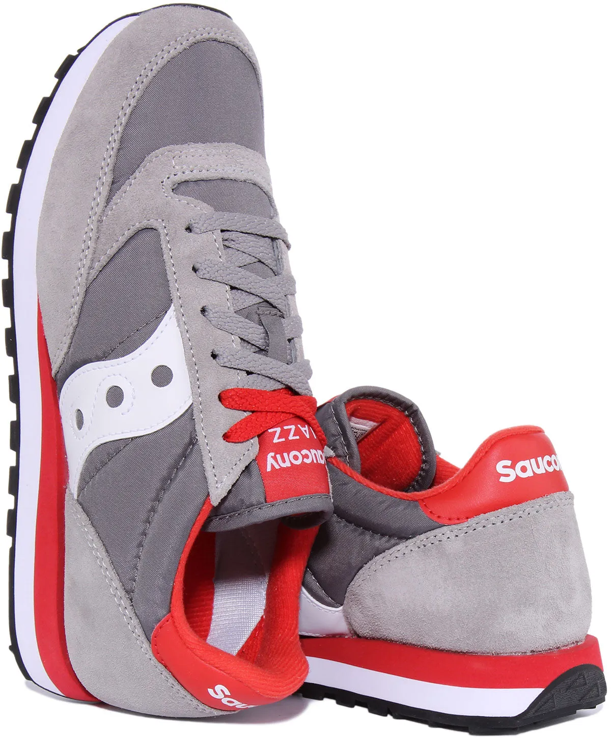 Saucony Jazz Original In Grey White For Men