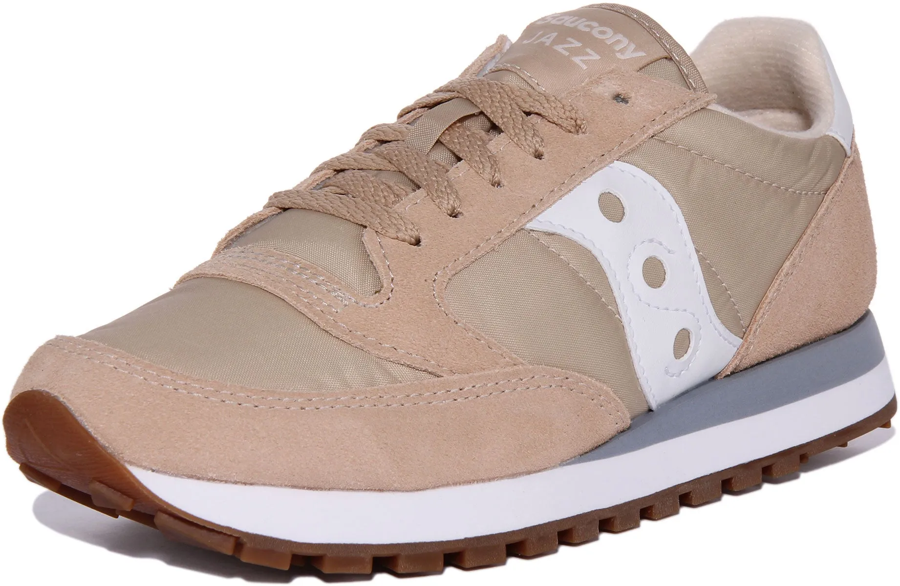 Saucony Jazz Original In White Beige For Men