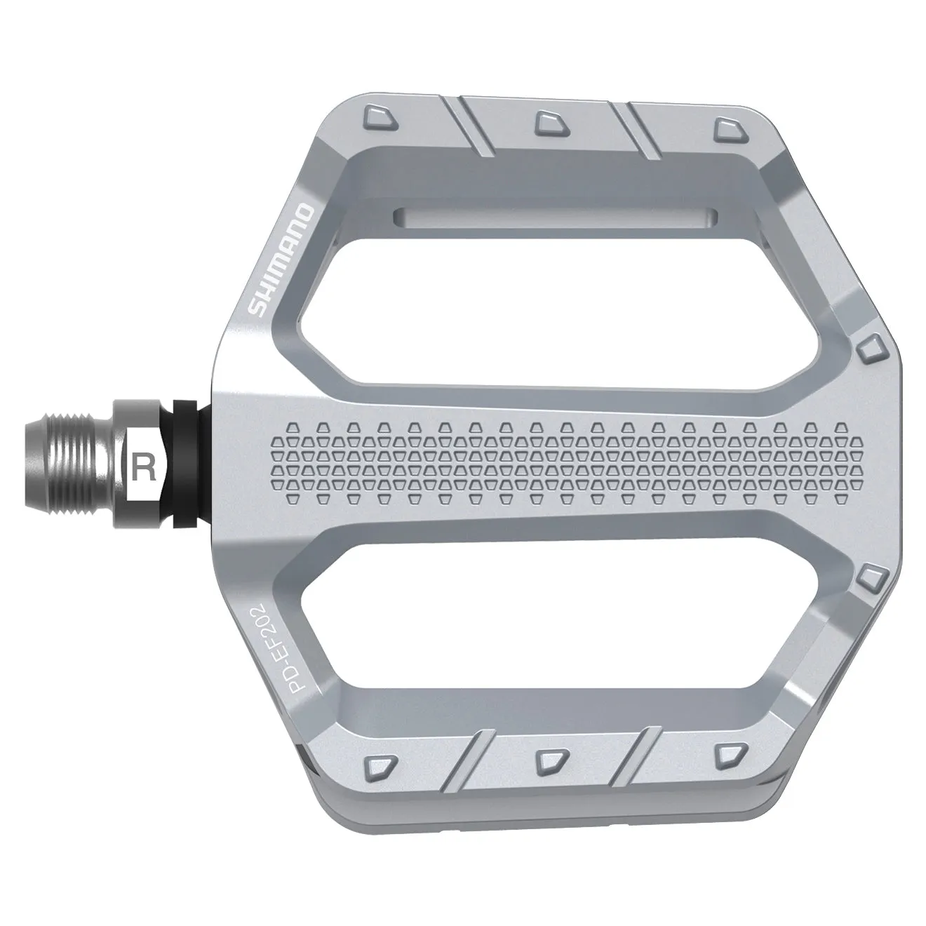 Shimano Flat Pedal PD-EF202 (Silver)