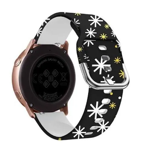 Silicone Pattern Watch Straps compatible with the Fossil Hybrid Gazer