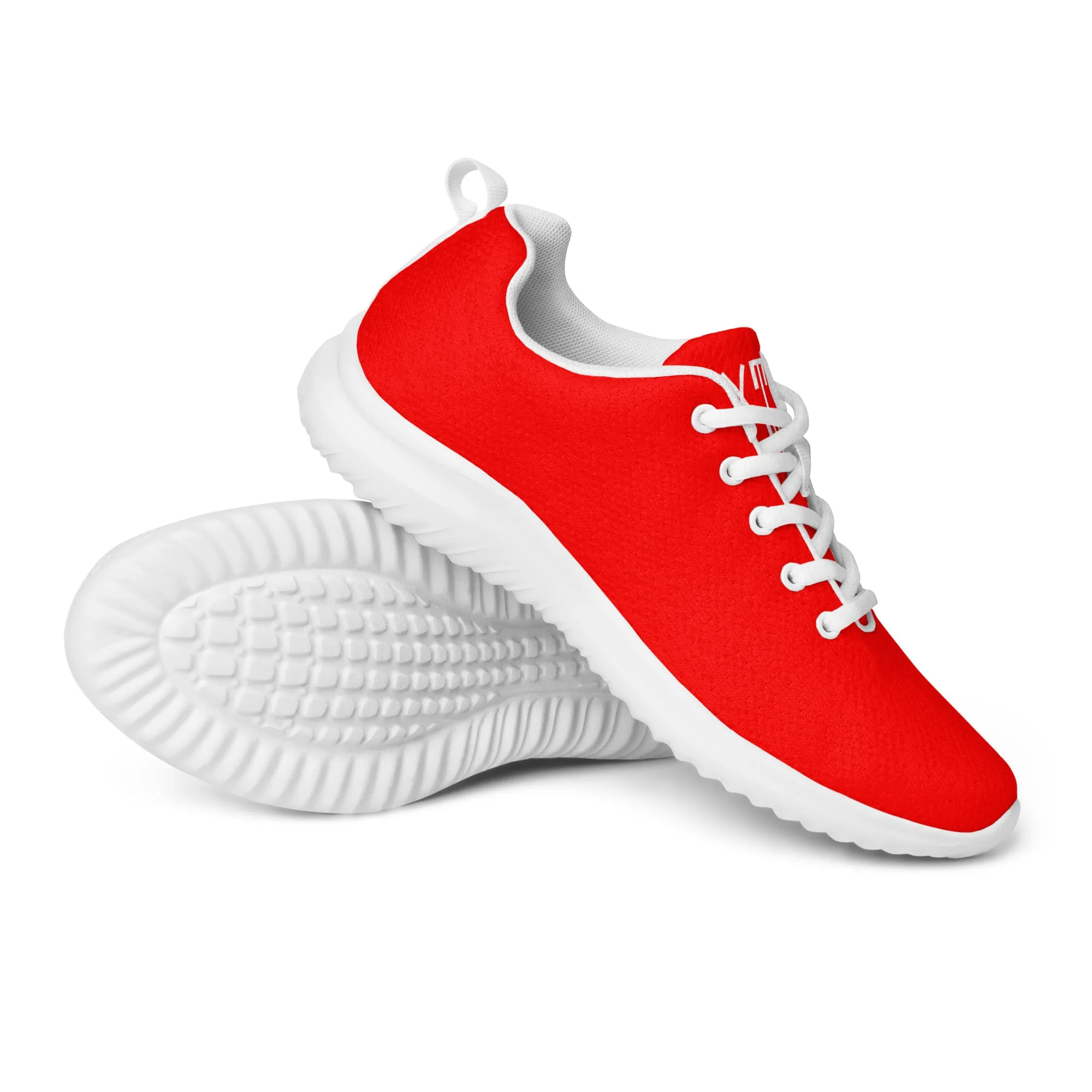 Sixty Eight 93 Logo White Red Men’s Athletic Shoes