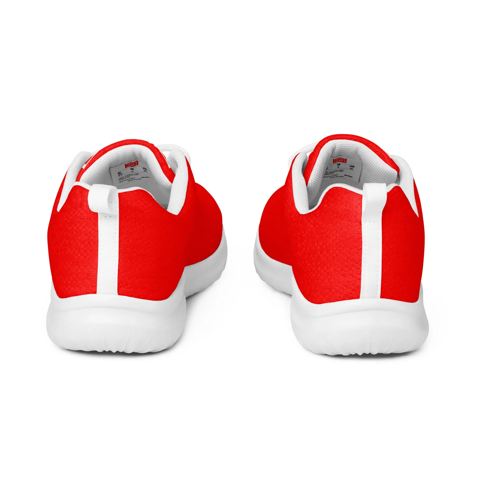 Sixty Eight 93 Logo White Red Men’s Athletic Shoes