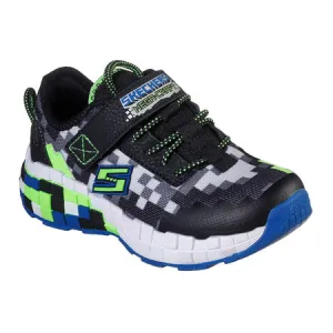 SKECHERS MEGA-CRAFT BLACK/BLUE MULTI - KIDS