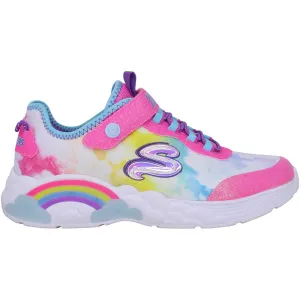 SKECHERS RAINBOW RACER PINK MULTI - KIDS