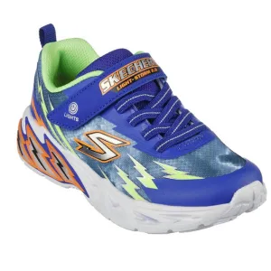 Skechers Youths Light Ups Light Storm 2.0 Blue Lime