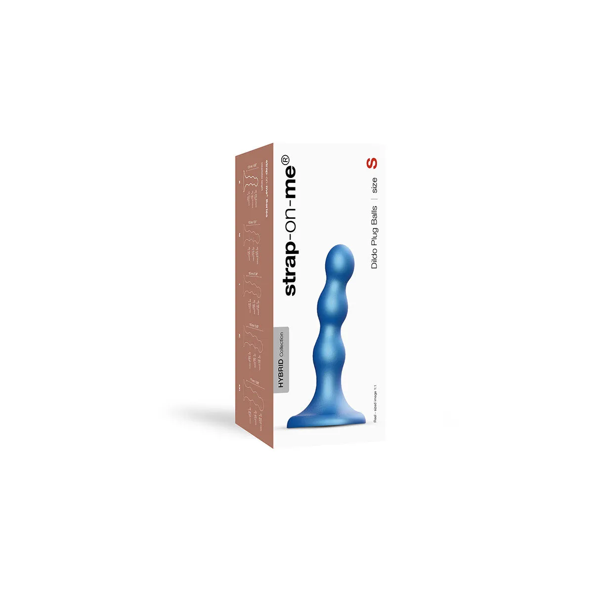 Strap-On-Me Balls Plug Dildo Blue