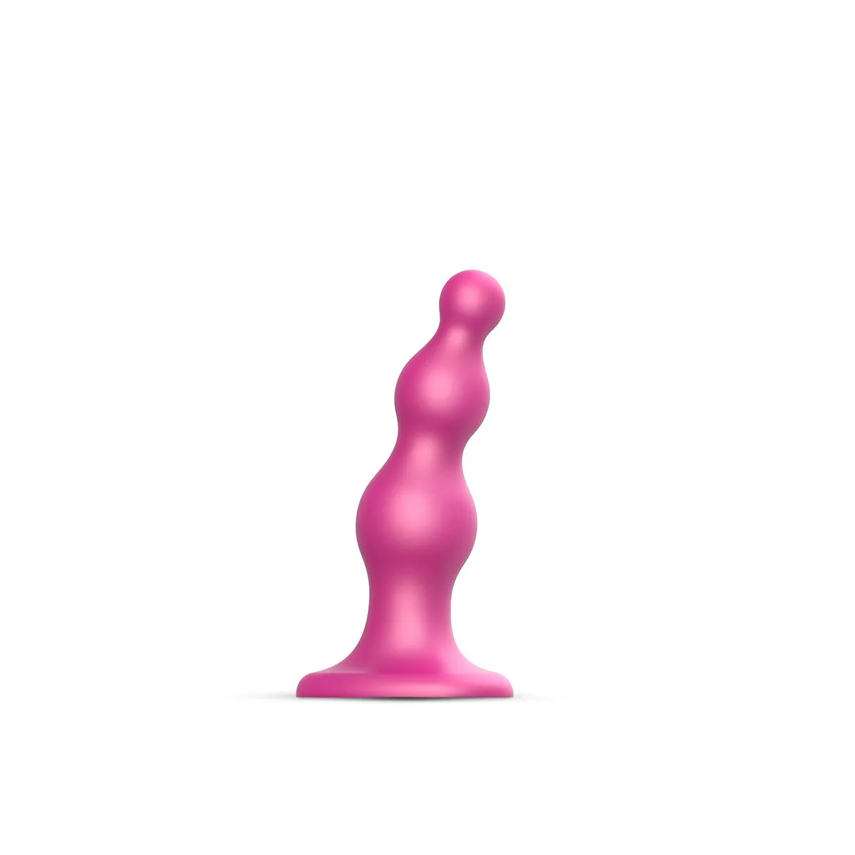 Strap-On-Me Beads Plug Dildo Metallic Raspberry