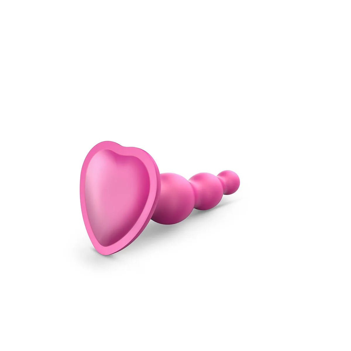 Strap-On-Me Beads Plug Dildo Metallic Raspberry