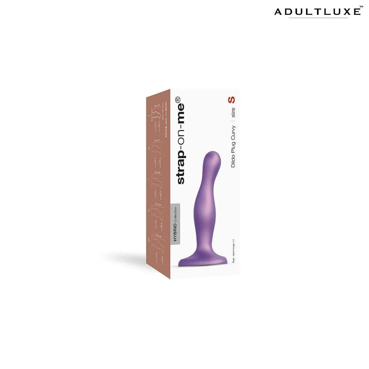 Strap-On-Me Curvy Plug Dildo