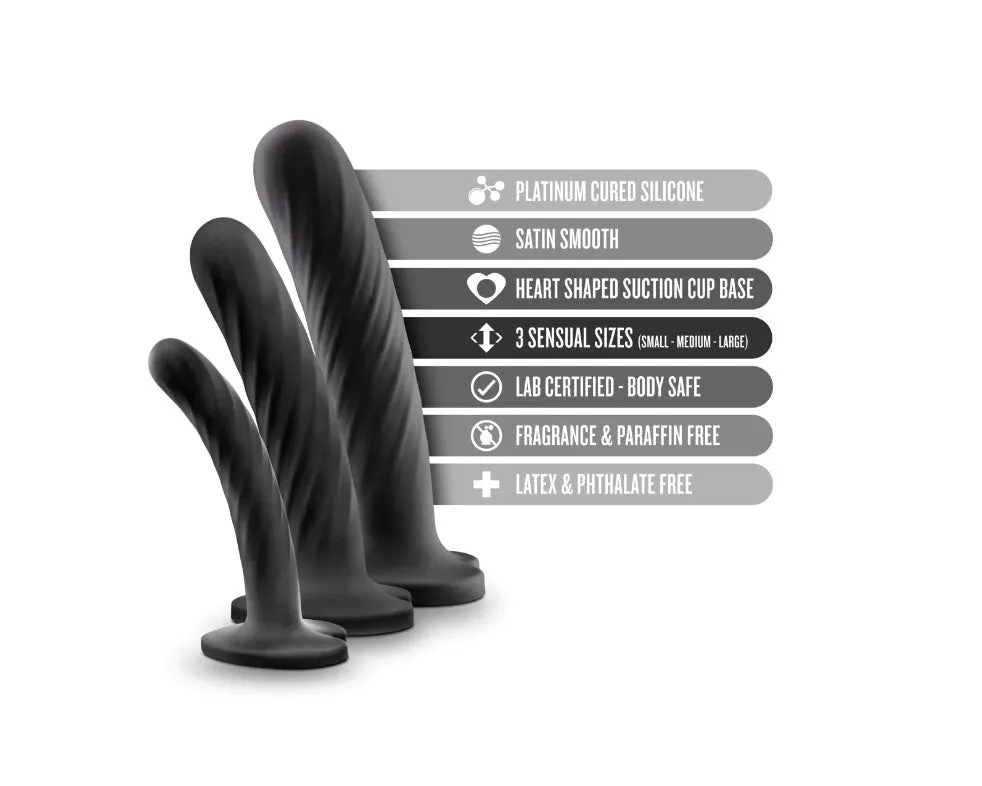 Temptasia Twist Dildo Kit - Set of 3