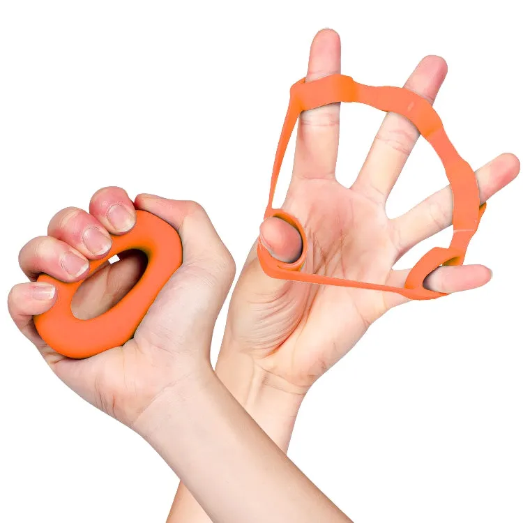 TF122 2 in 1 Silicone Grip Ring   Grip Device Set(Orange)