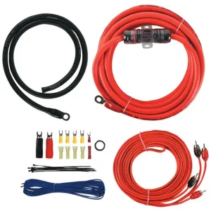 T>Spec V6-RAK4 v6 SERIES Amp Installation Kit with RCA Cables (4 Gauge)