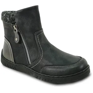 VANGELO Women Boot OY4404 Ankle Casual Boot Black