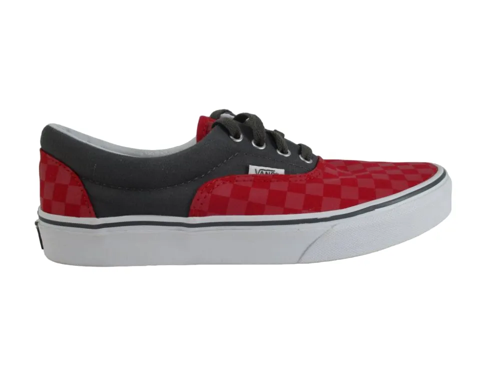 Vans scarpa sneakers junior Era VN000YMAICK rosso-grigio