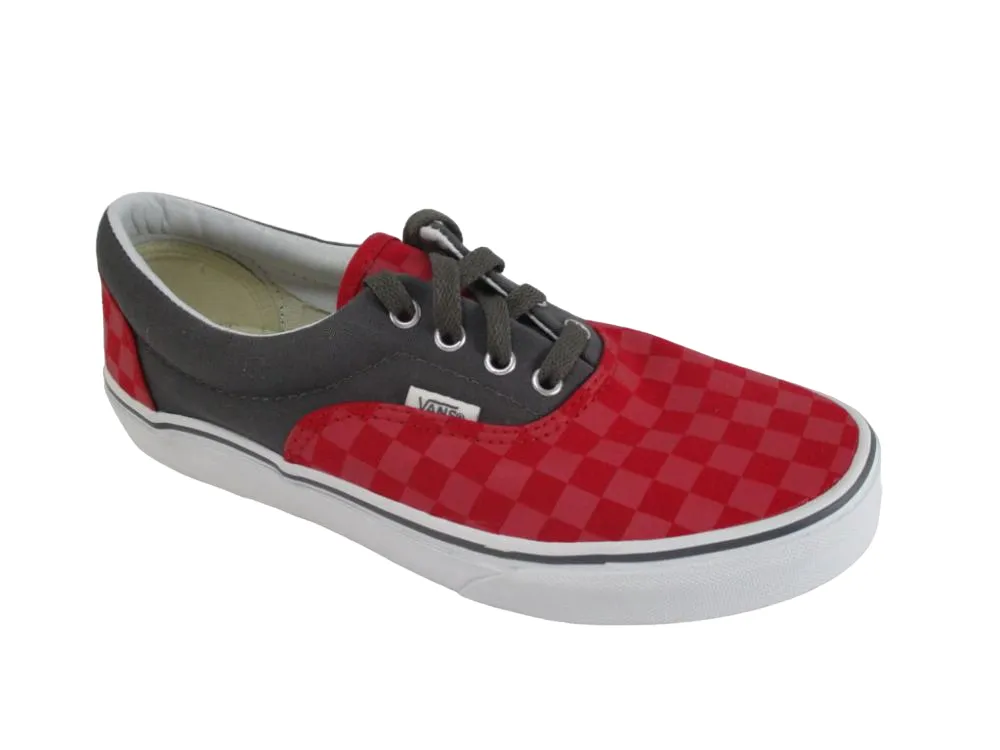 Vans scarpa sneakers junior Era VN000YMAICK rosso-grigio