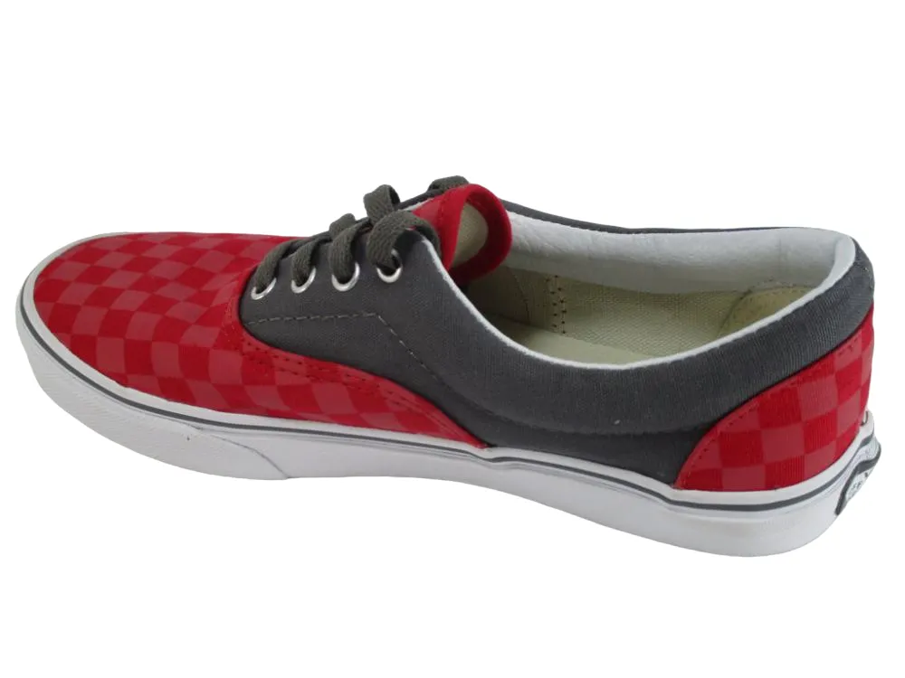 Vans scarpa sneakers junior Era VN000YMAICK rosso-grigio