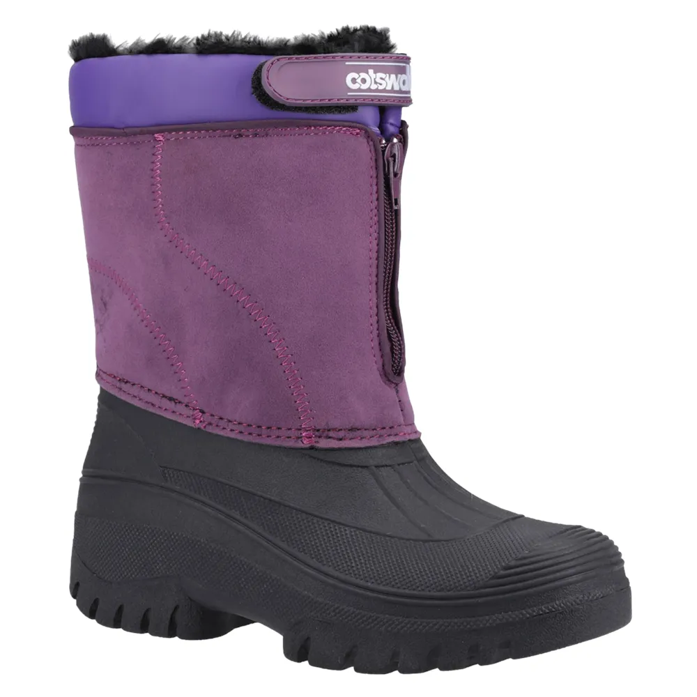 Venture Waterproof Winter Boots Purple