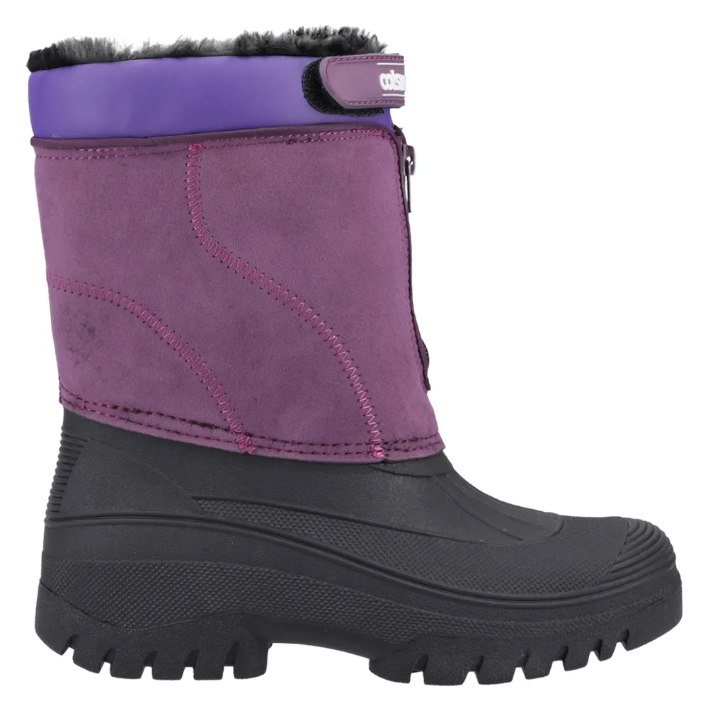 Venture Waterproof Winter Boots Purple