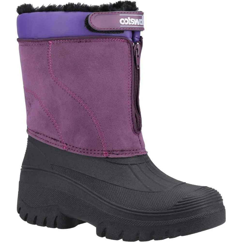 Venture Waterproof Winter Boots Purple